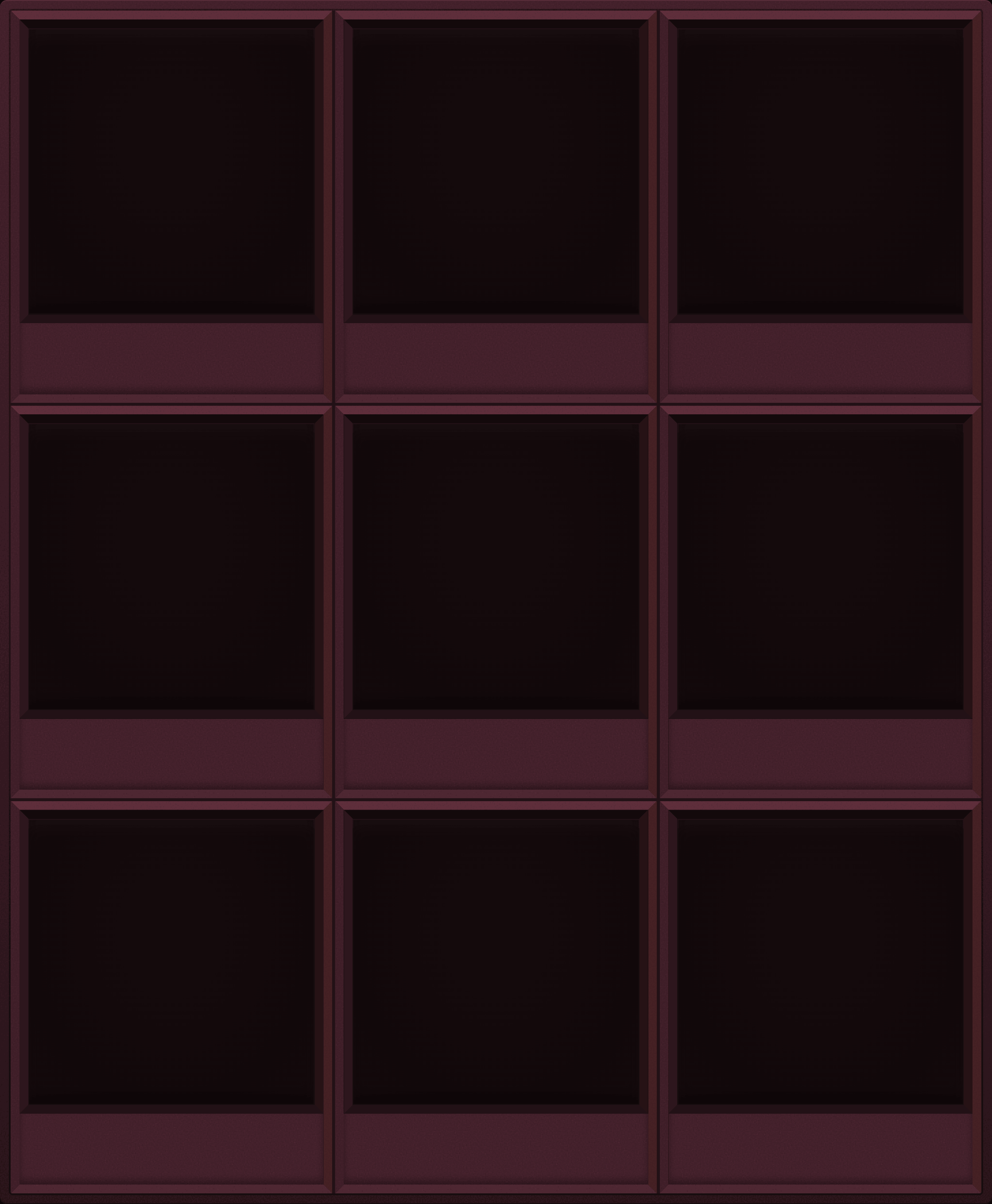 Dusk Rose Display Case (3x3)